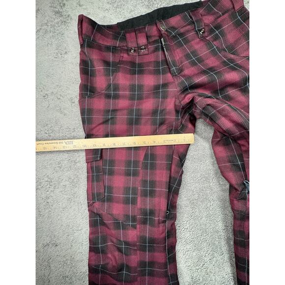 Bonfire Heavenly Insulated Ski Snowboard Pants Sample Womens 32x30 L Plaid - Picture 8 of 9